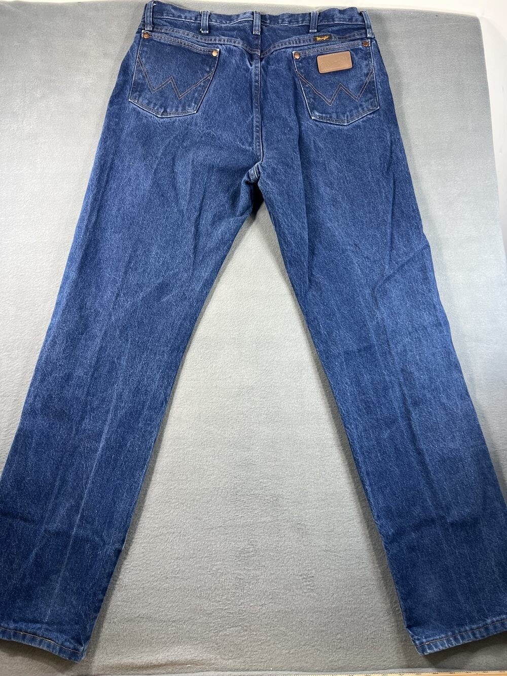 Vintage Wrangler Bootcut Jeans Men Dark Wash Size 36x34
